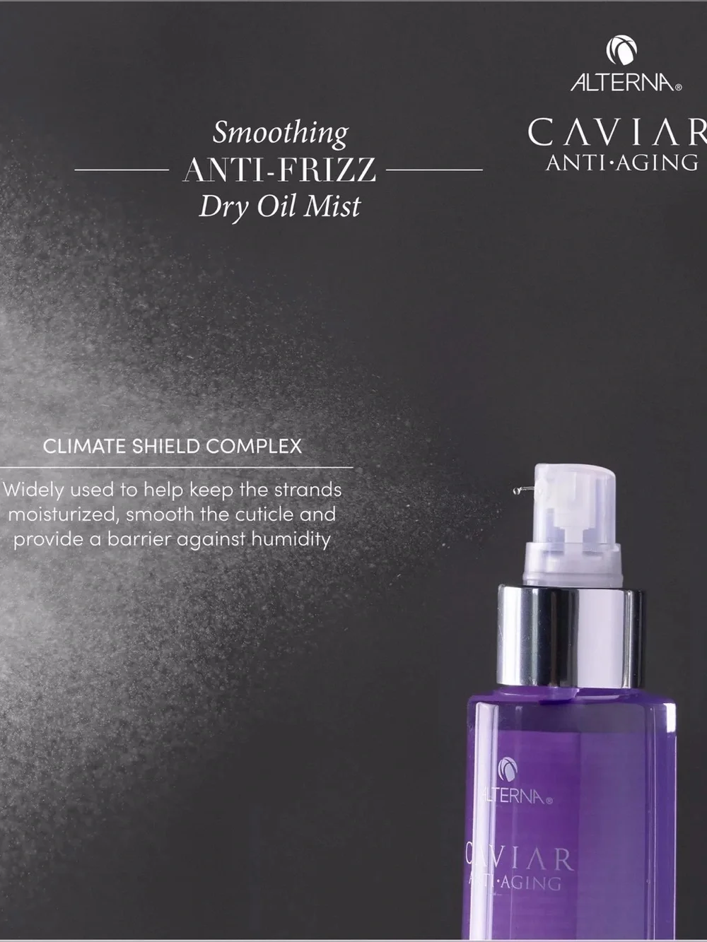 NEW Alterna Caviar Anti-Aging Smoothing Anti-Frizz Dry Oil Mist